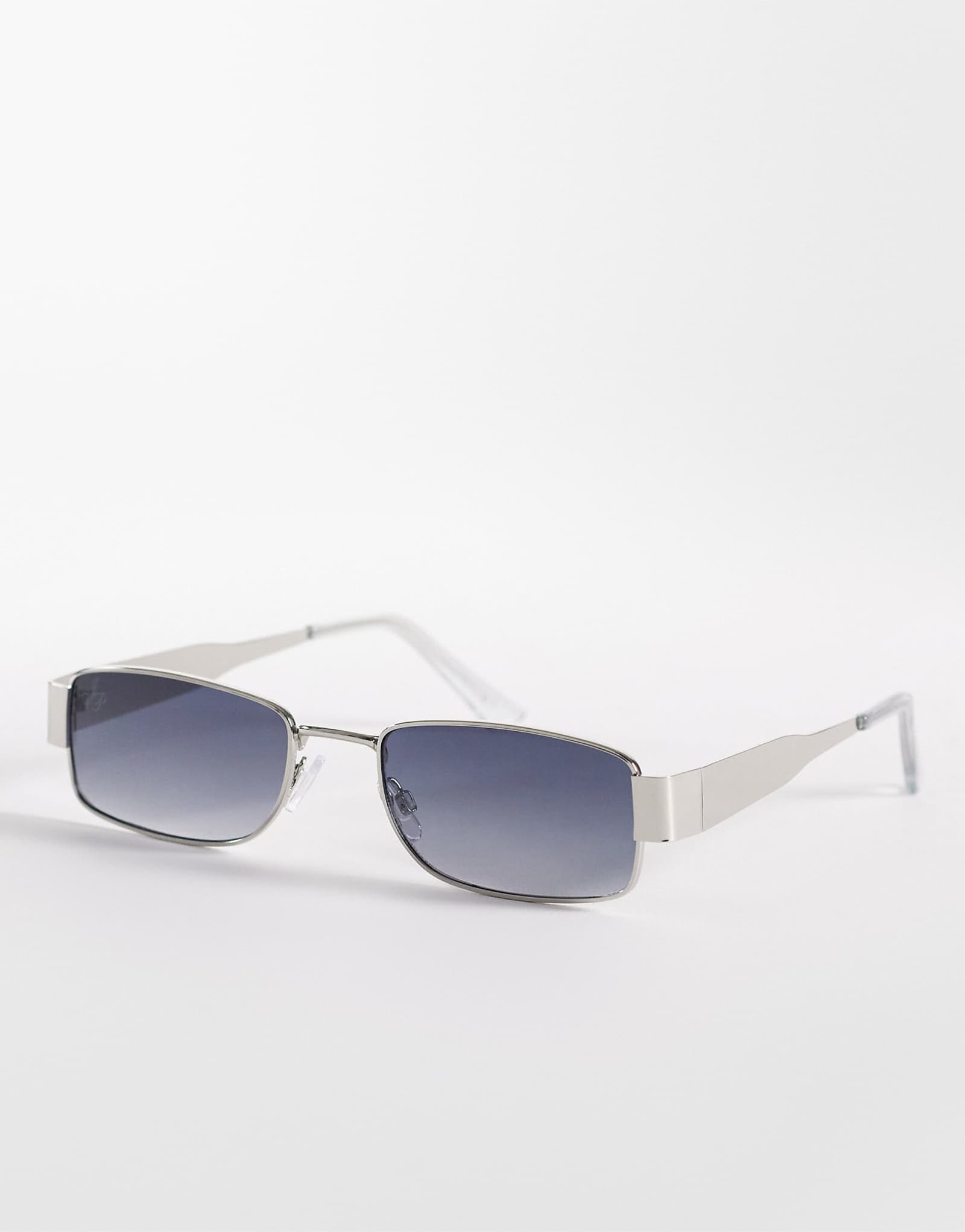 Jeepers Peepers rectangular metal sunglasses in black and silver black 6790₽
