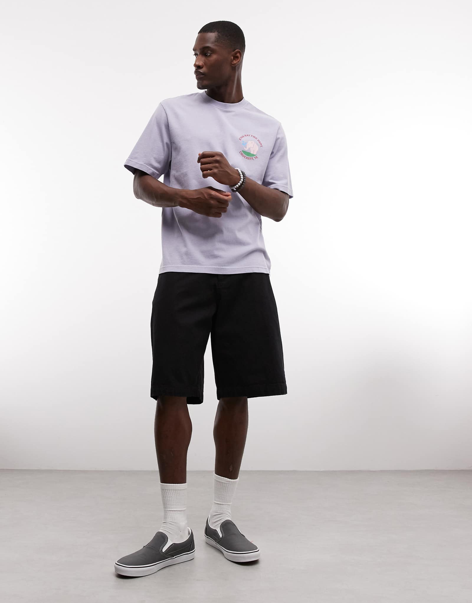 Stan Ray chino relaxed fit shorts in black black 28690₽