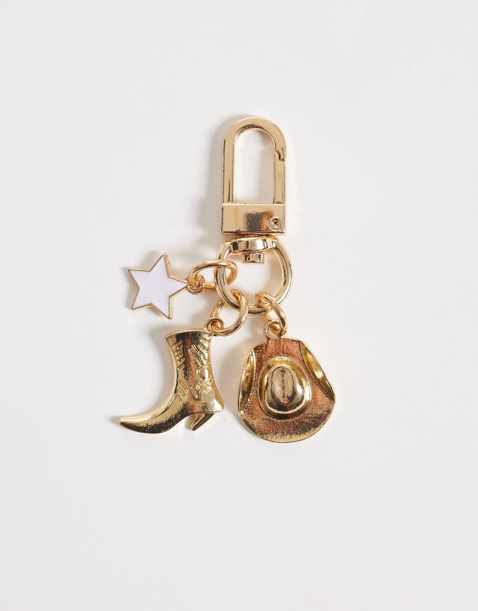 The Flat Lay Co Bag Charm and Keychain - Cowboy no color 3390₽