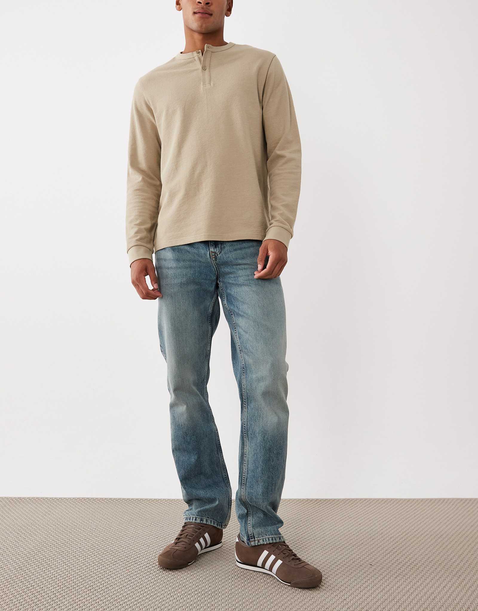 River Island straight leg jeans in blue blue 15090₽