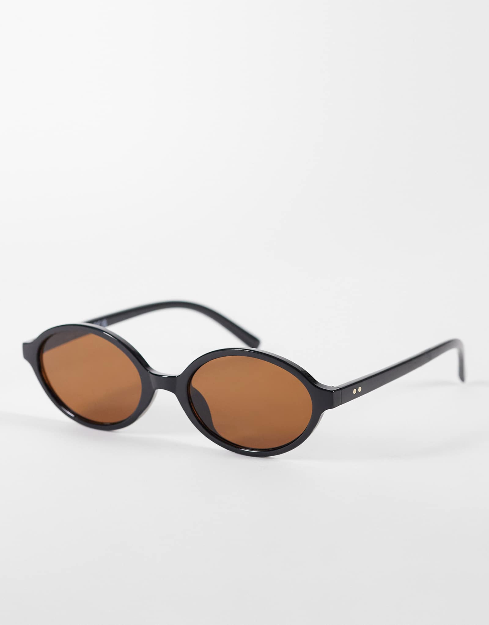 River Island oval lense sunglasses in brown brown 5790₽