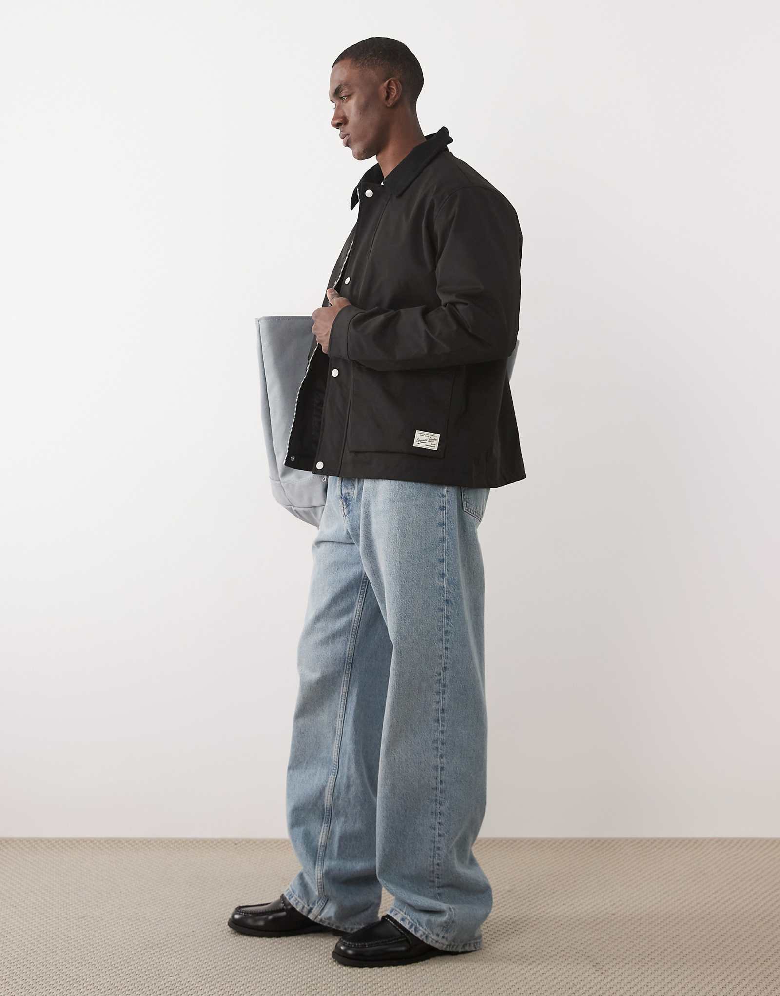 Jack -amp Jones barn jacket in black 14490₽