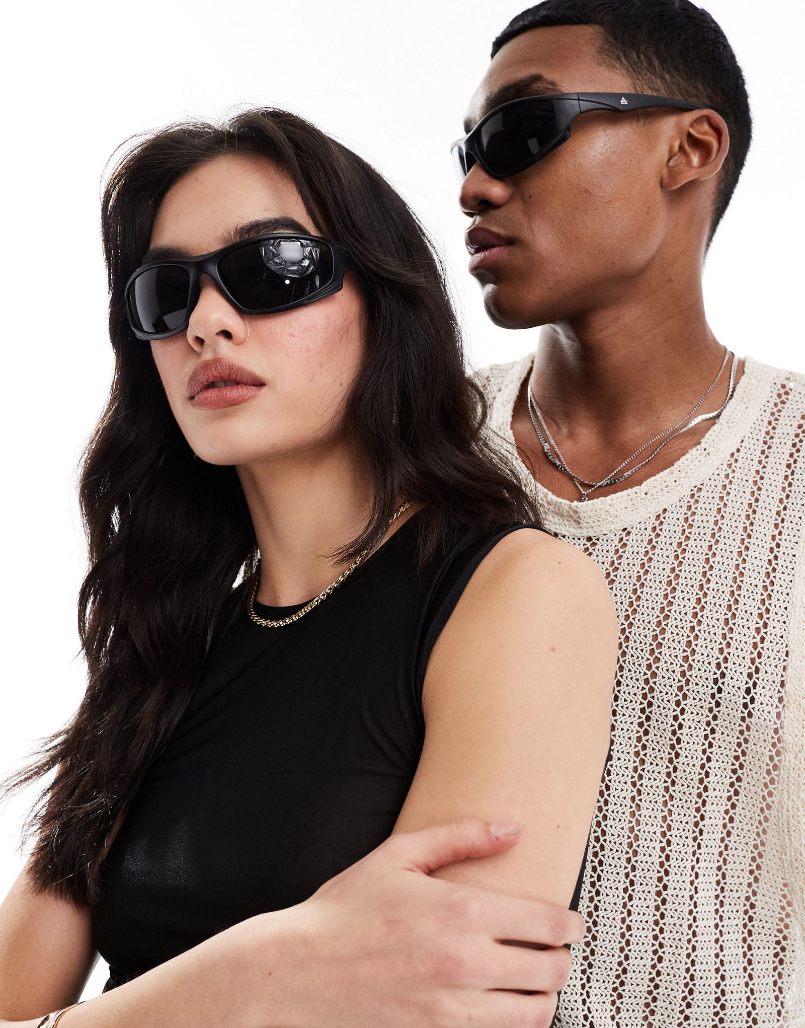 Черные солнцезащитные очки-гонщики AIRE Comet Racer