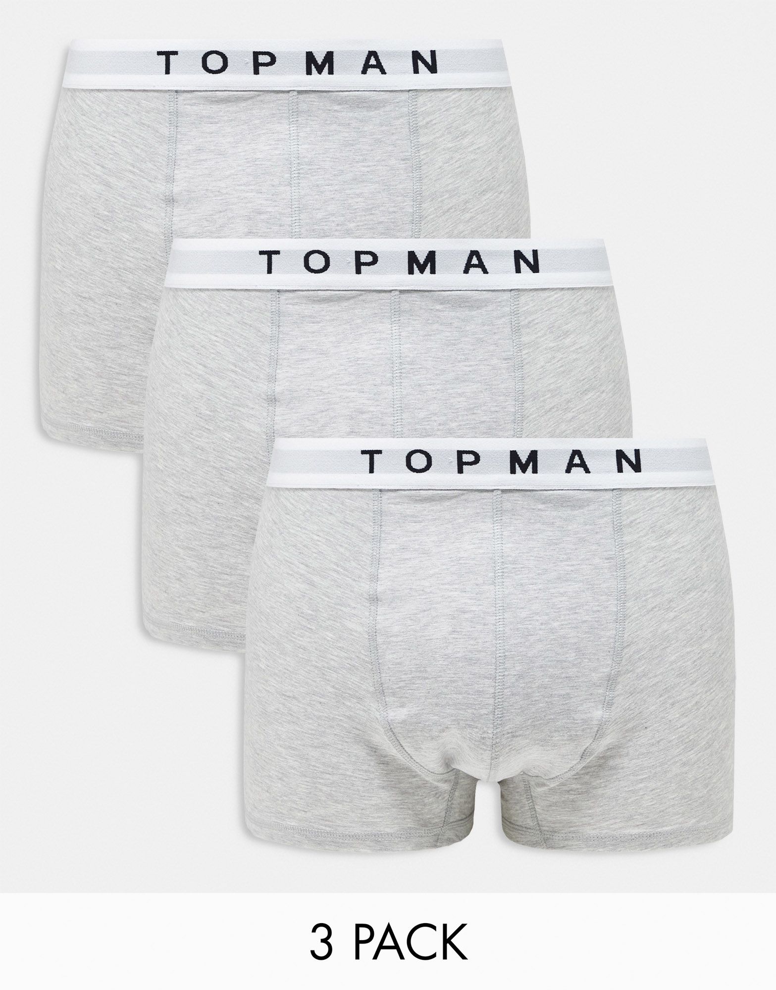 Плавки Topman из 3-х комплектов из серого вереска на резинке