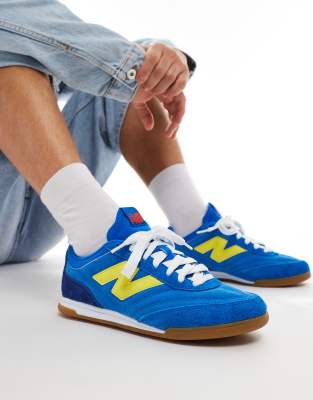 Кроссовки New Balance RC42 на резиновой подошве сине-желтого цвета