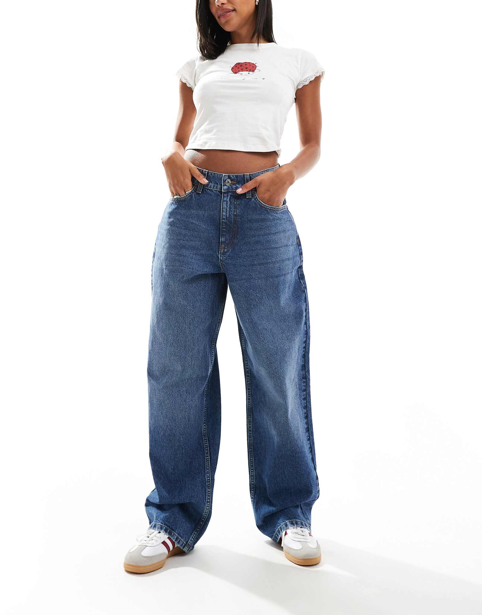 Джинсы COLLUSION x014 antifit синего цвета 8790₽