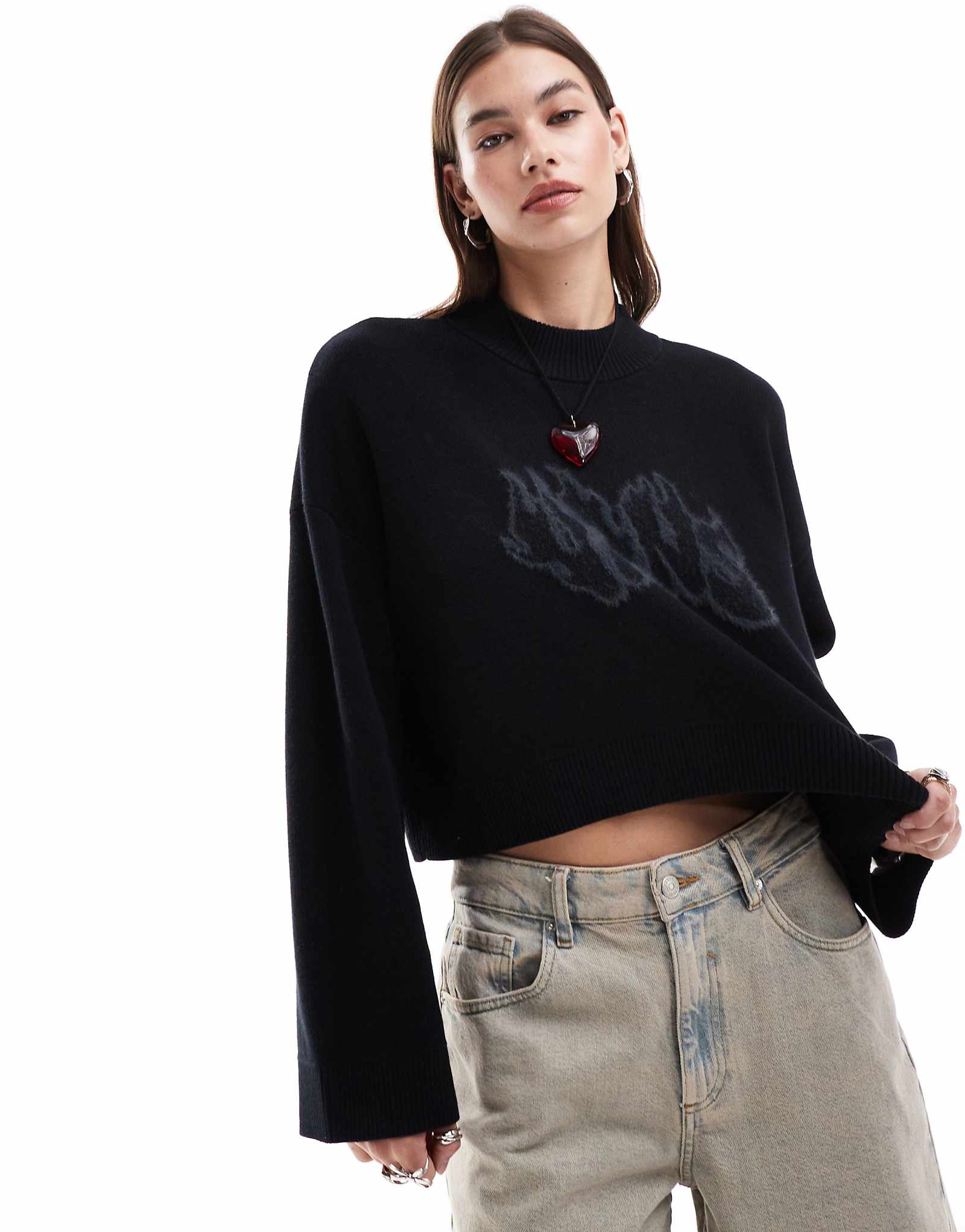 Толстовка с графическим принтом Vans Cammile черного цвета 6790₽