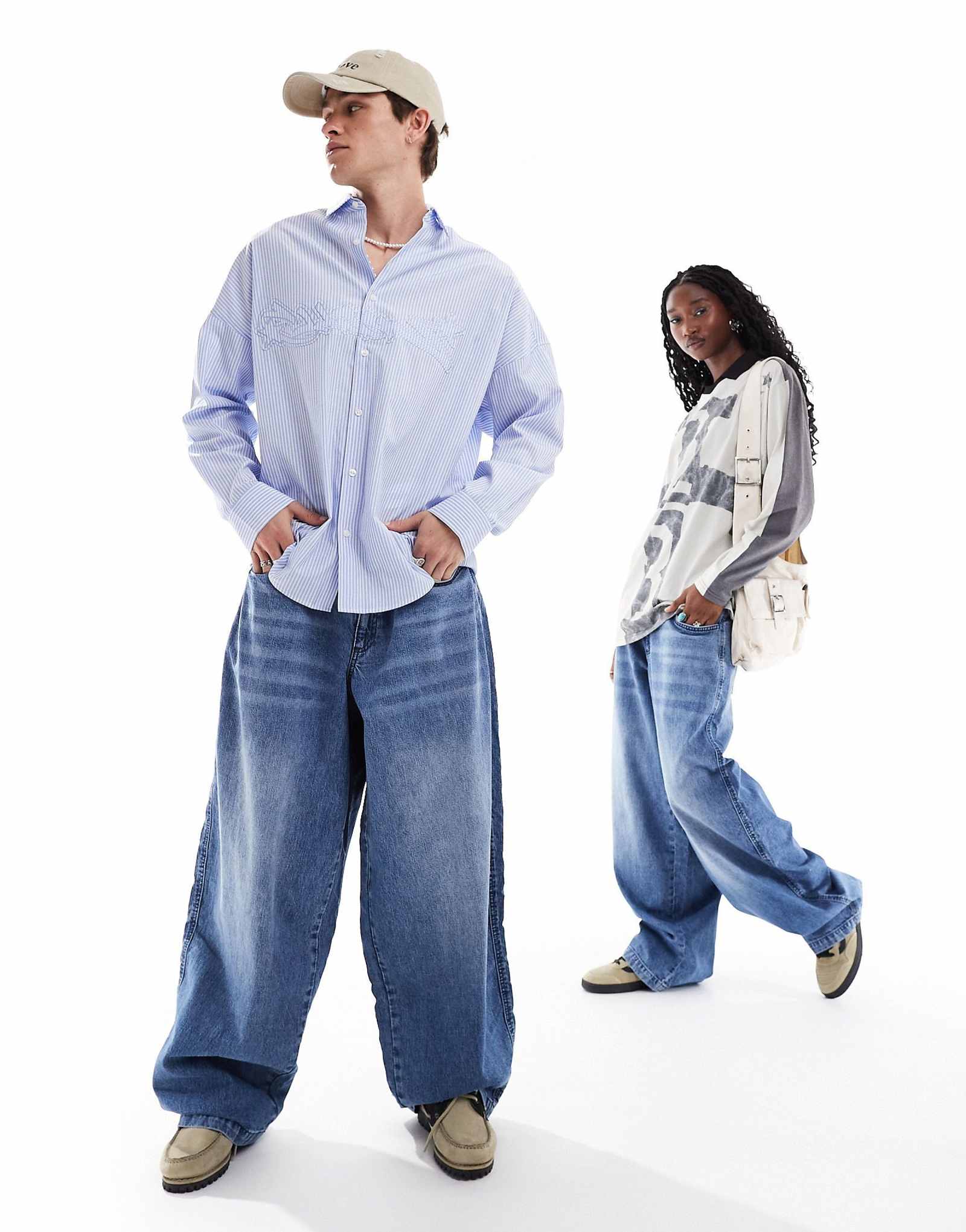 СГОВОР унисекс-джинсов-баллонов с промежуточной стиркой 11290₽