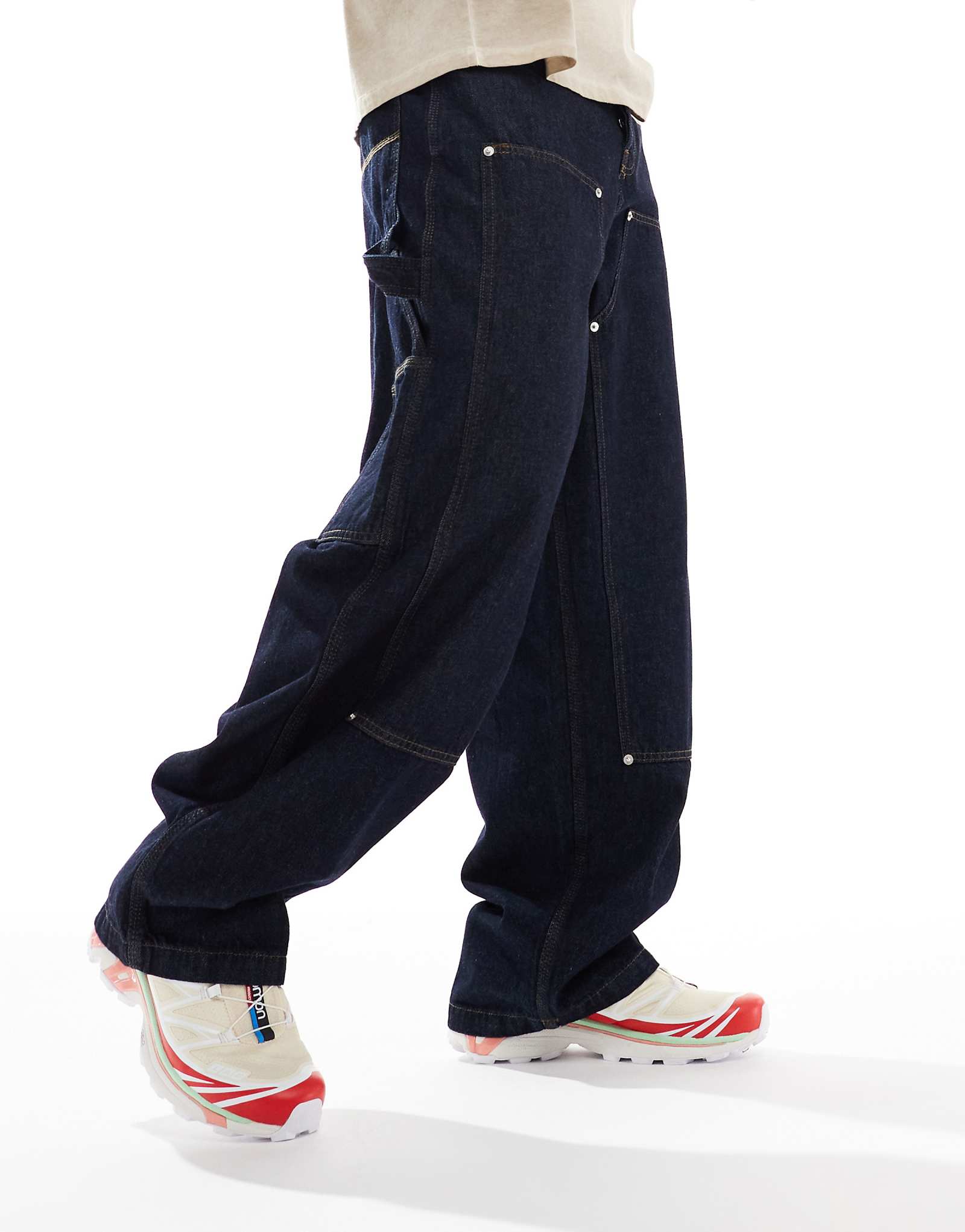 Мешковатые джинсы carpenter от COLLUSION после стирки при полоскании 10390₽