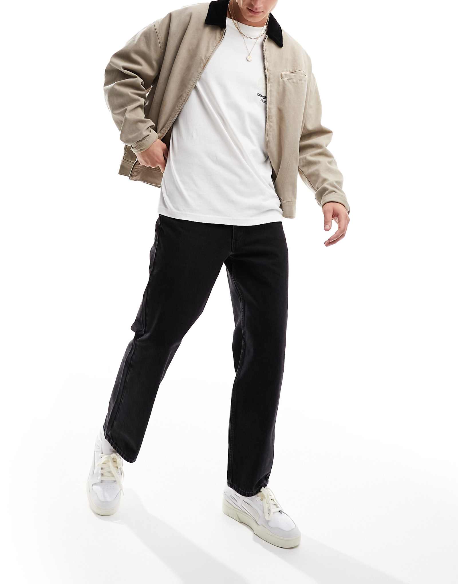 Свободные джинсы прямого кроя Levis 565 97 черного цвета 14190₽