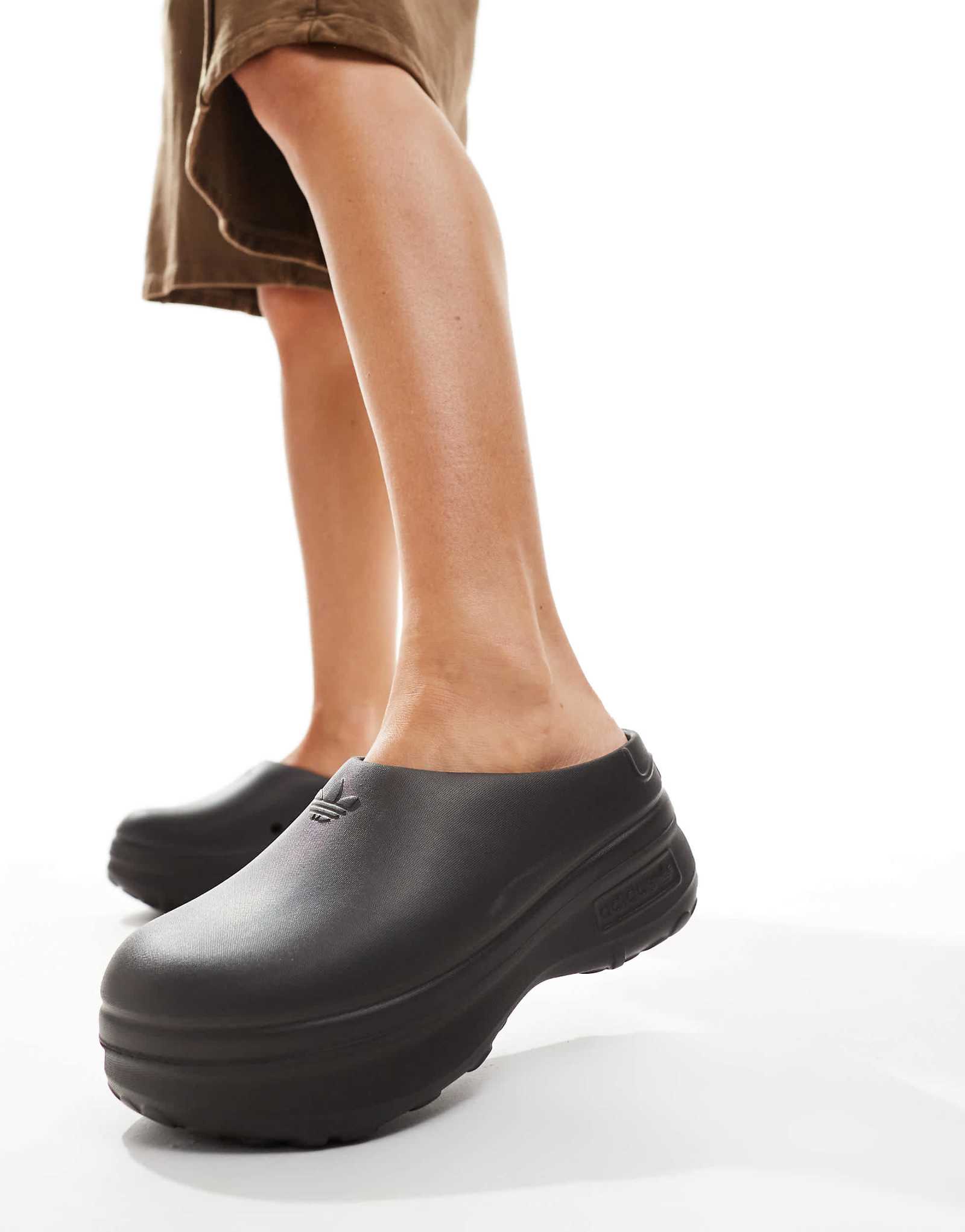 Мюли adidas Originals ADIFOM черные 12890₽