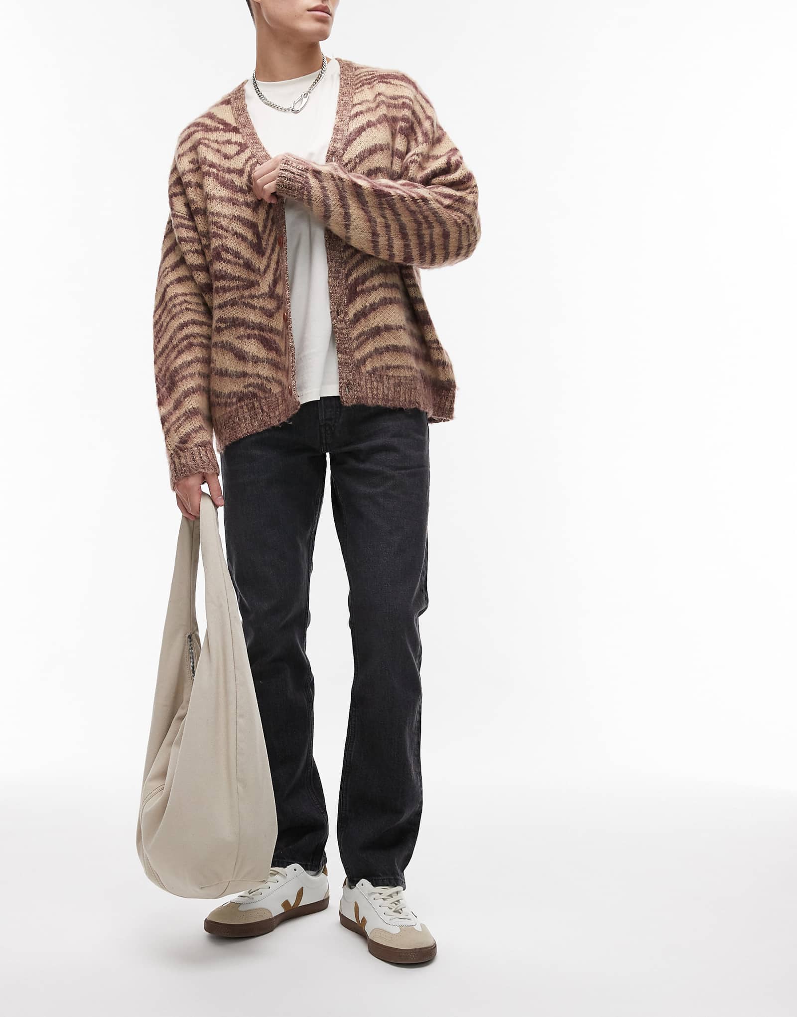 Обычные джинсы прямого кроя ARKET Park темно-серого цвета 12290₽