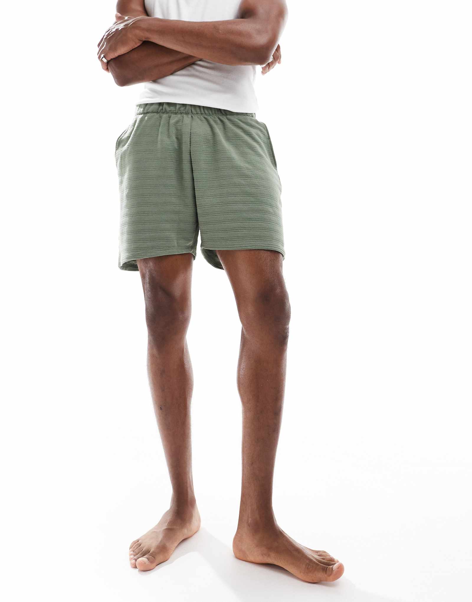 ДИЗАЙН ASOS fancy pique lounge короткий в зеленом цвете 1890₽