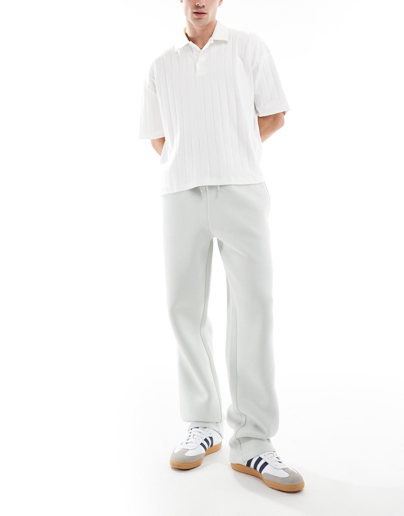 Серые спортивные брюки ASOS DESIGN с контрастной тесьмой 6690₽