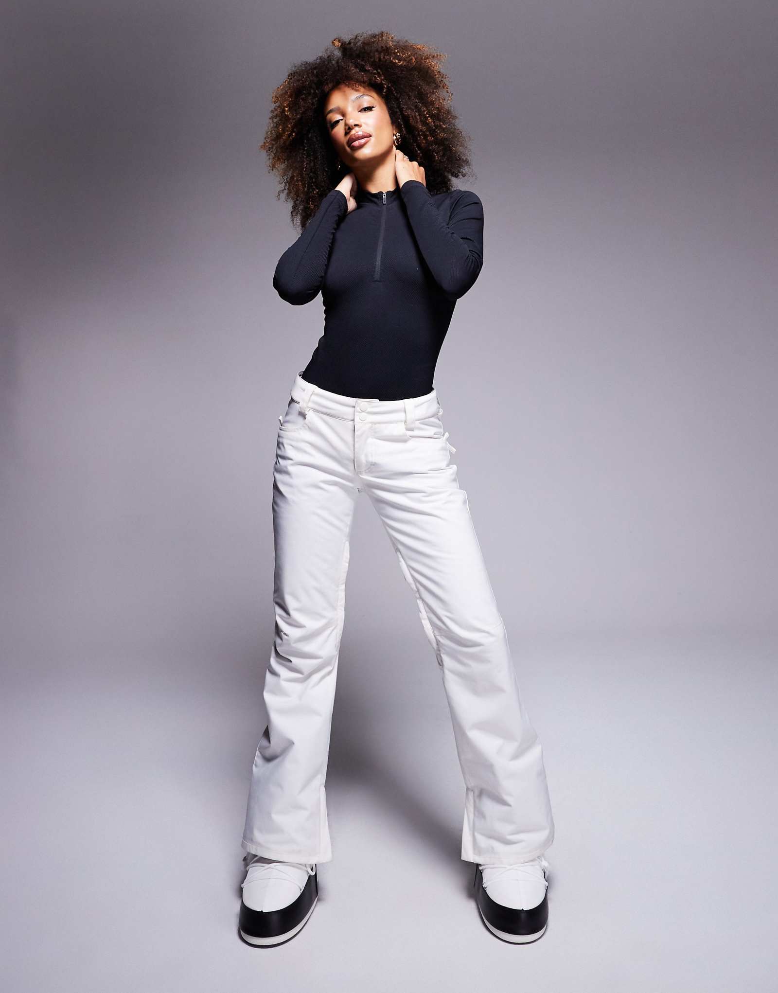 Лыжный бесшовный базовый слой ASOS 4505 на молнии 14 черного цвета 6090₽