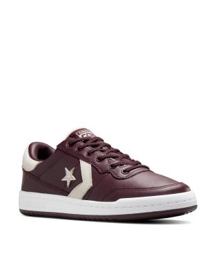Кроссовки Converse Fastbreak Pro из кожи и нубука бордового цвета