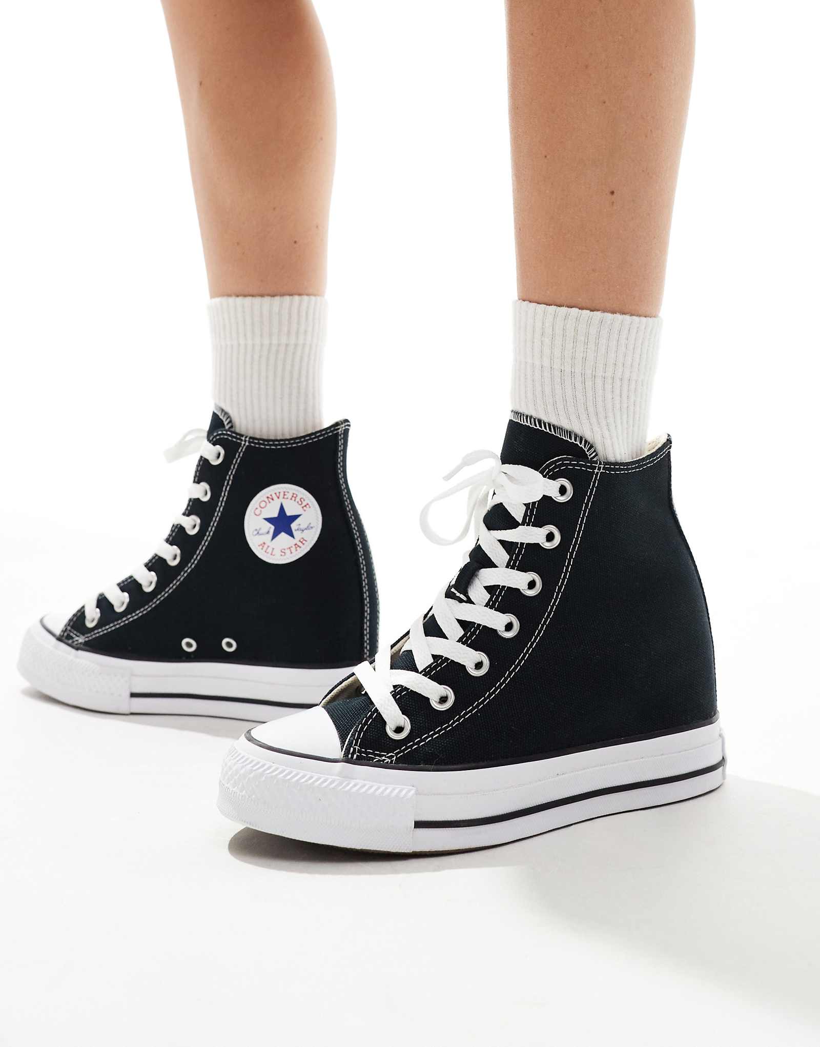 Кеды Converse Chuck Taylor All Star Classic Wedge Platform черного цвета 11390₽