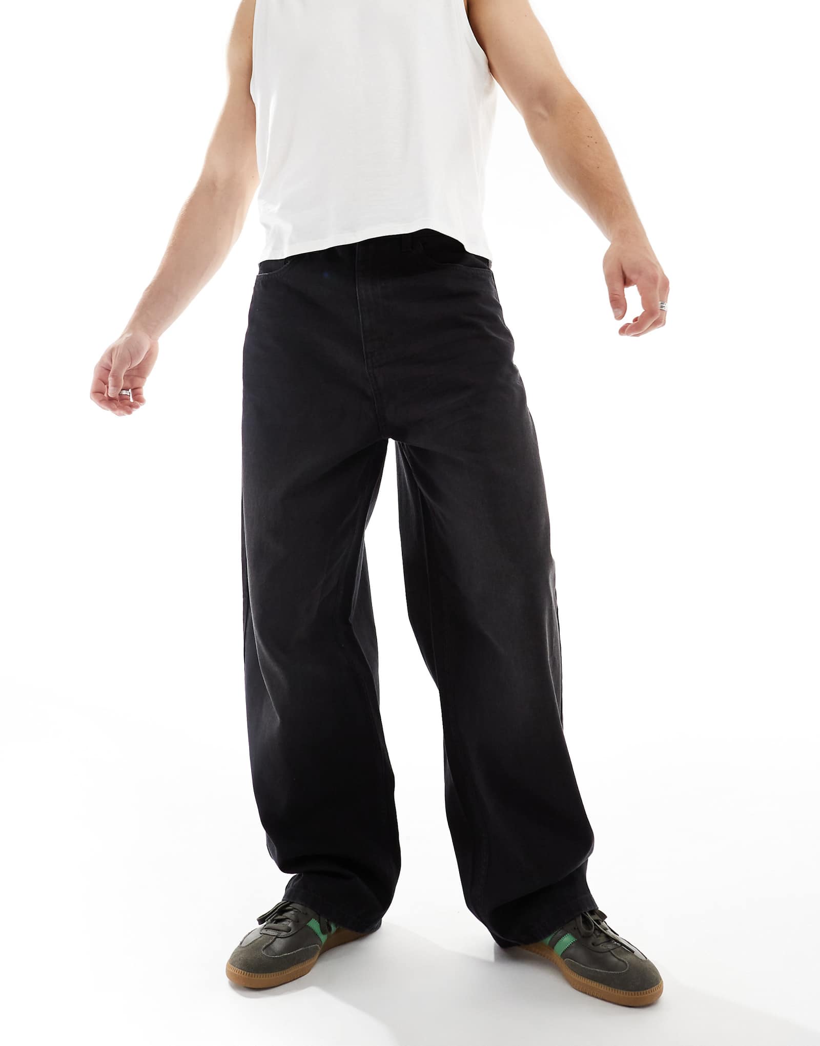 Джинсы COLLUSION X001 antifit черного цвета 9790₽