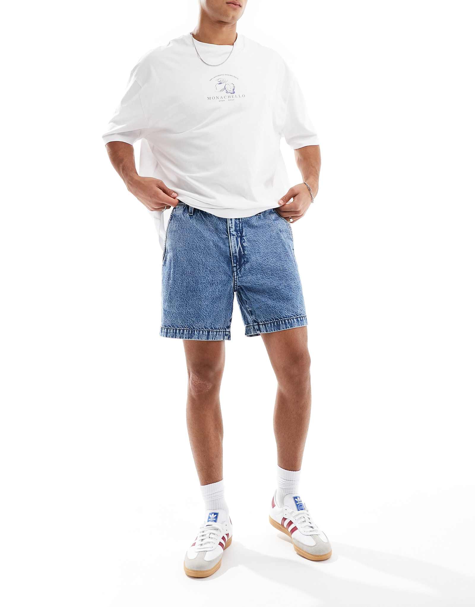 Джинсовые шорты Levis XX authentic chino темно-синего цвета 21190₽