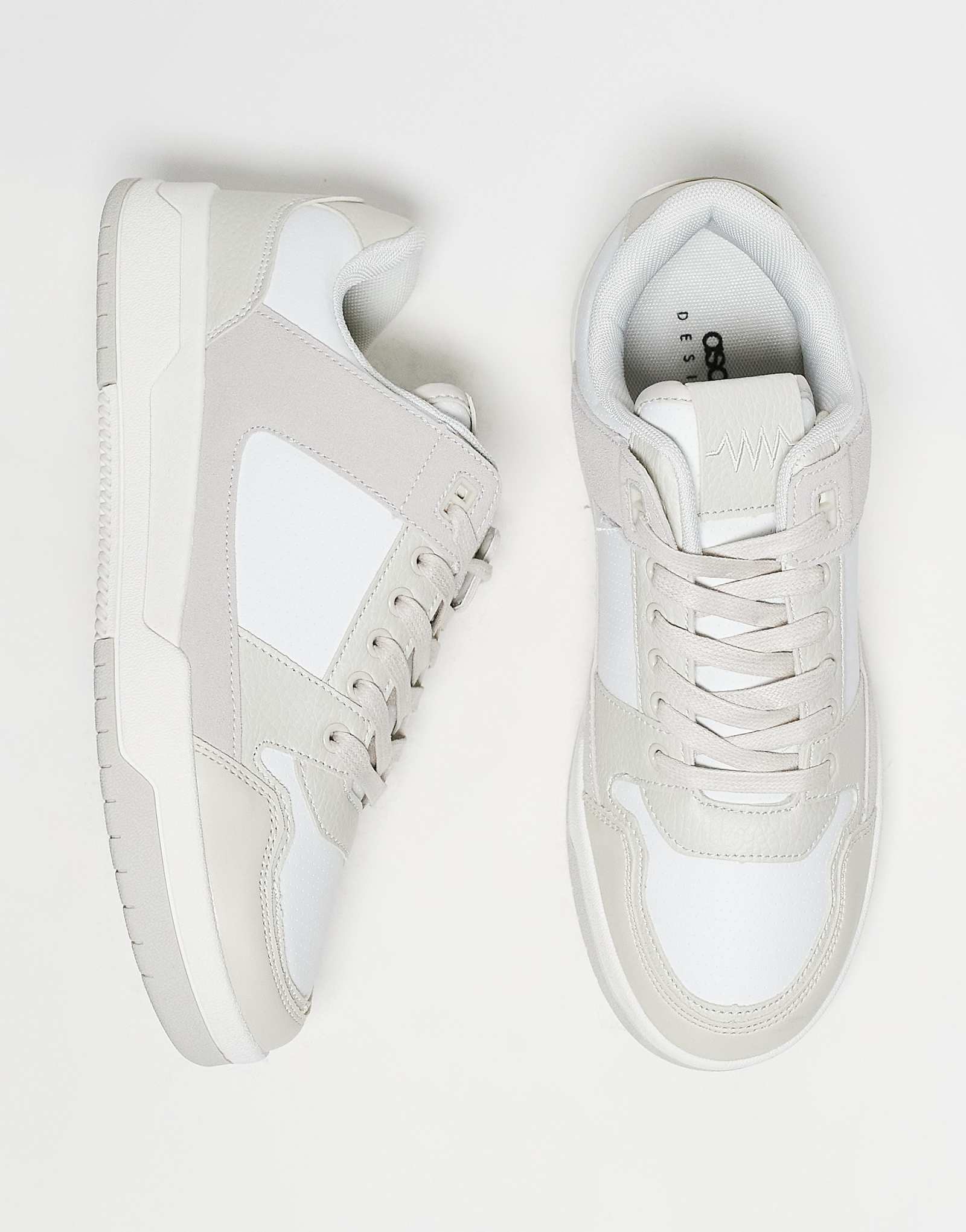 Дизайнерские кроссовки ASOS на шнуровке бежевого цвета 7590₽