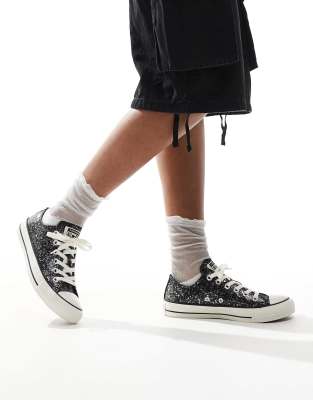 Кеды Converse Chuck Taylor All Star Glitter черного цвета