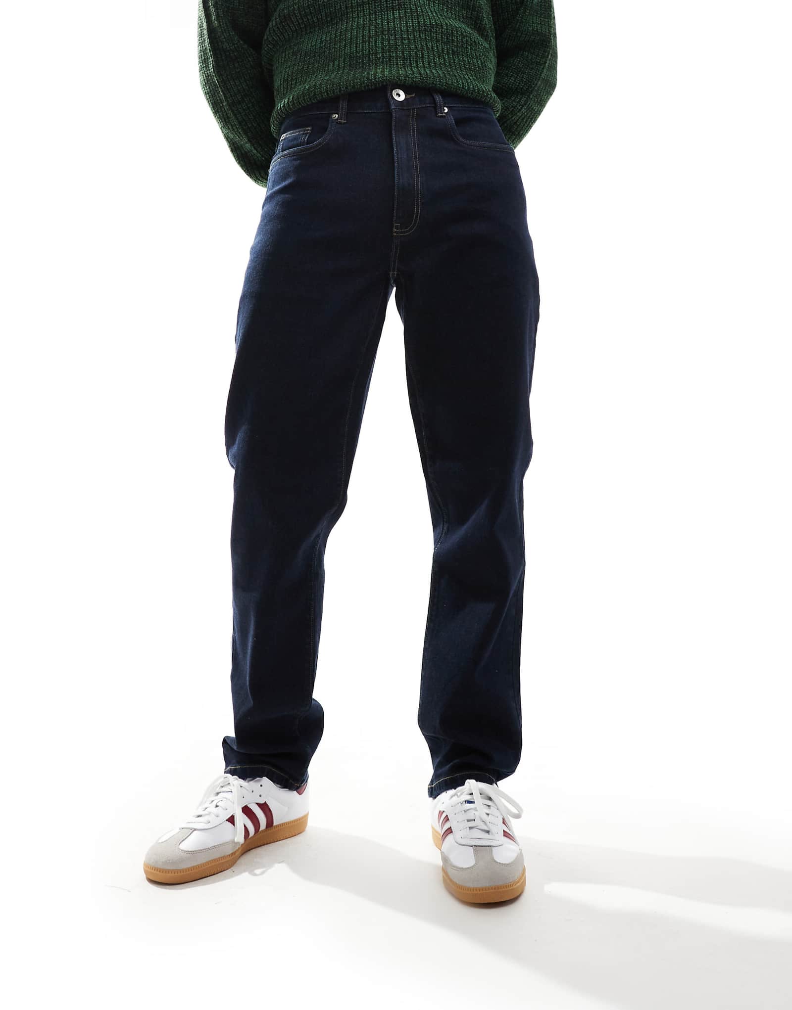 Свободные джинсы Farah Norwood синего цвета