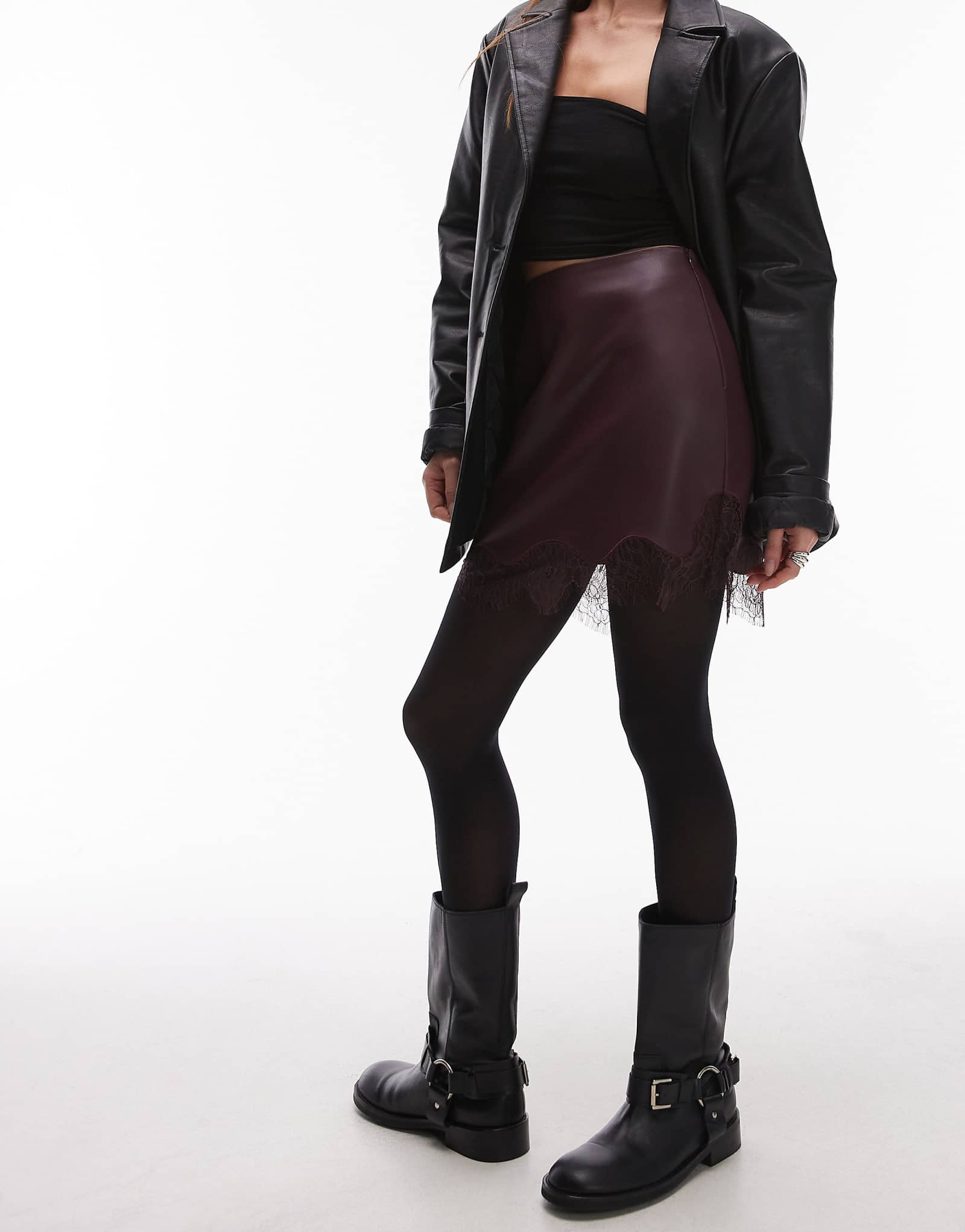 Черные колготки Topshop 2 в упаковке по 50 денье 3390₽