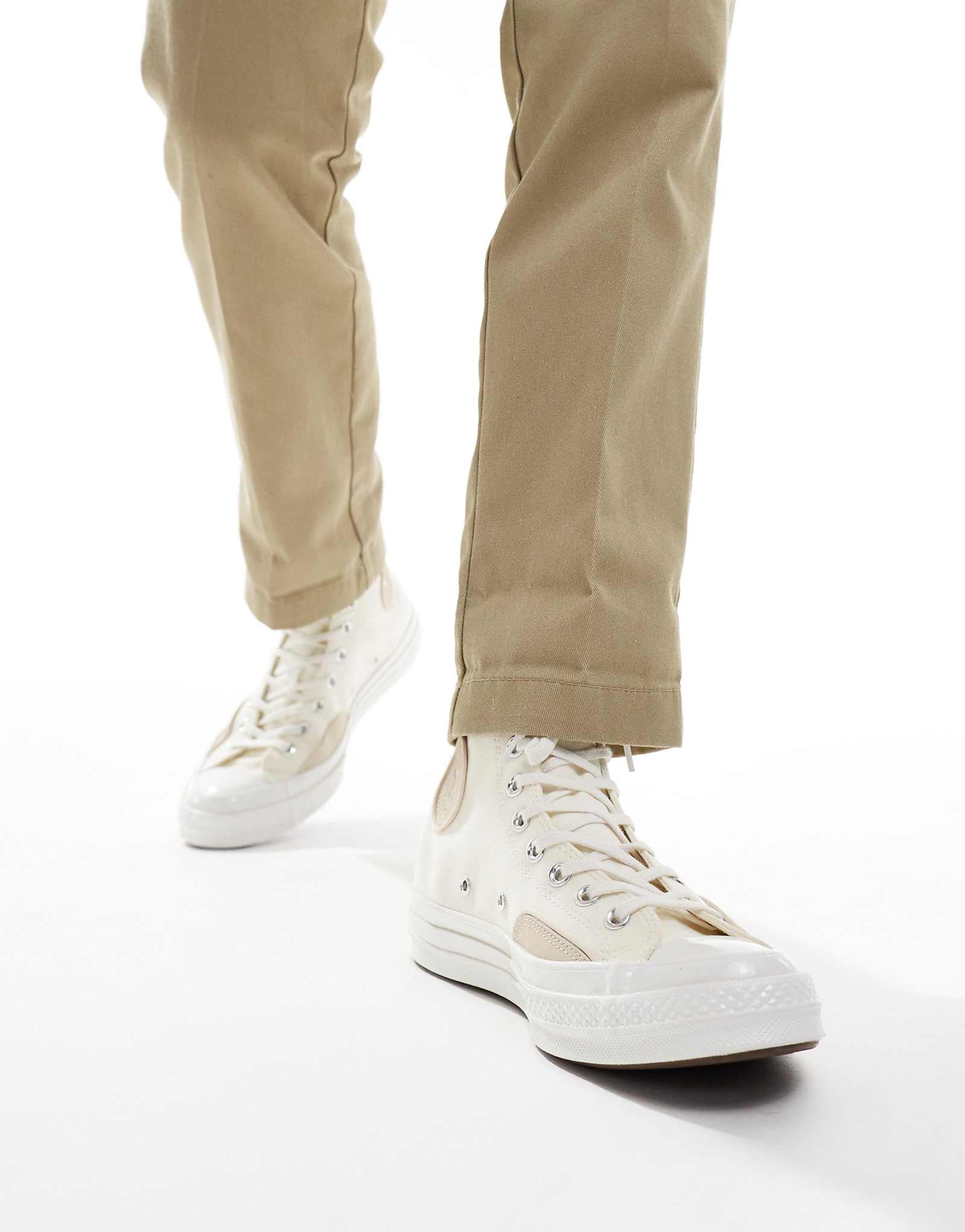 Роскошные кроссовки Converse Chuck 70 темно-белого цвета 15490₽