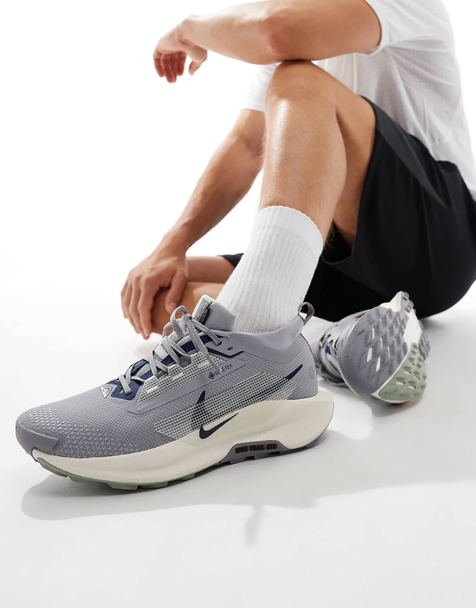 Кроссовки Nike Running Pegasus Trail 5 GORE-TEX серого цвета 25990₽