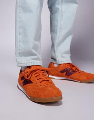 Мужские кроссовки New Balance RC42 на резиновой подошве с фиолетовыми деталями