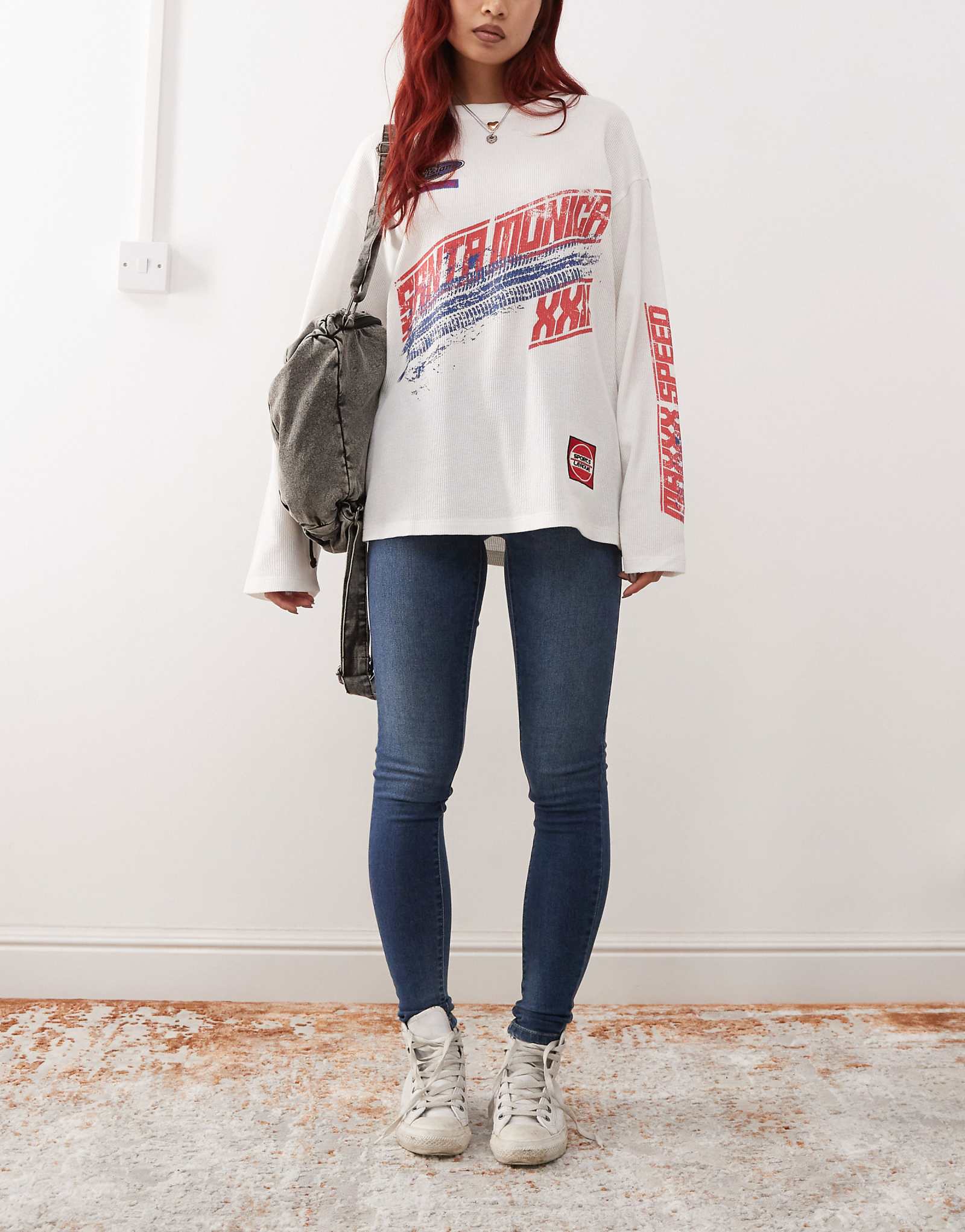 Джинсы Noisy May Jen push up темно-синего цвета постиранные 13290₽