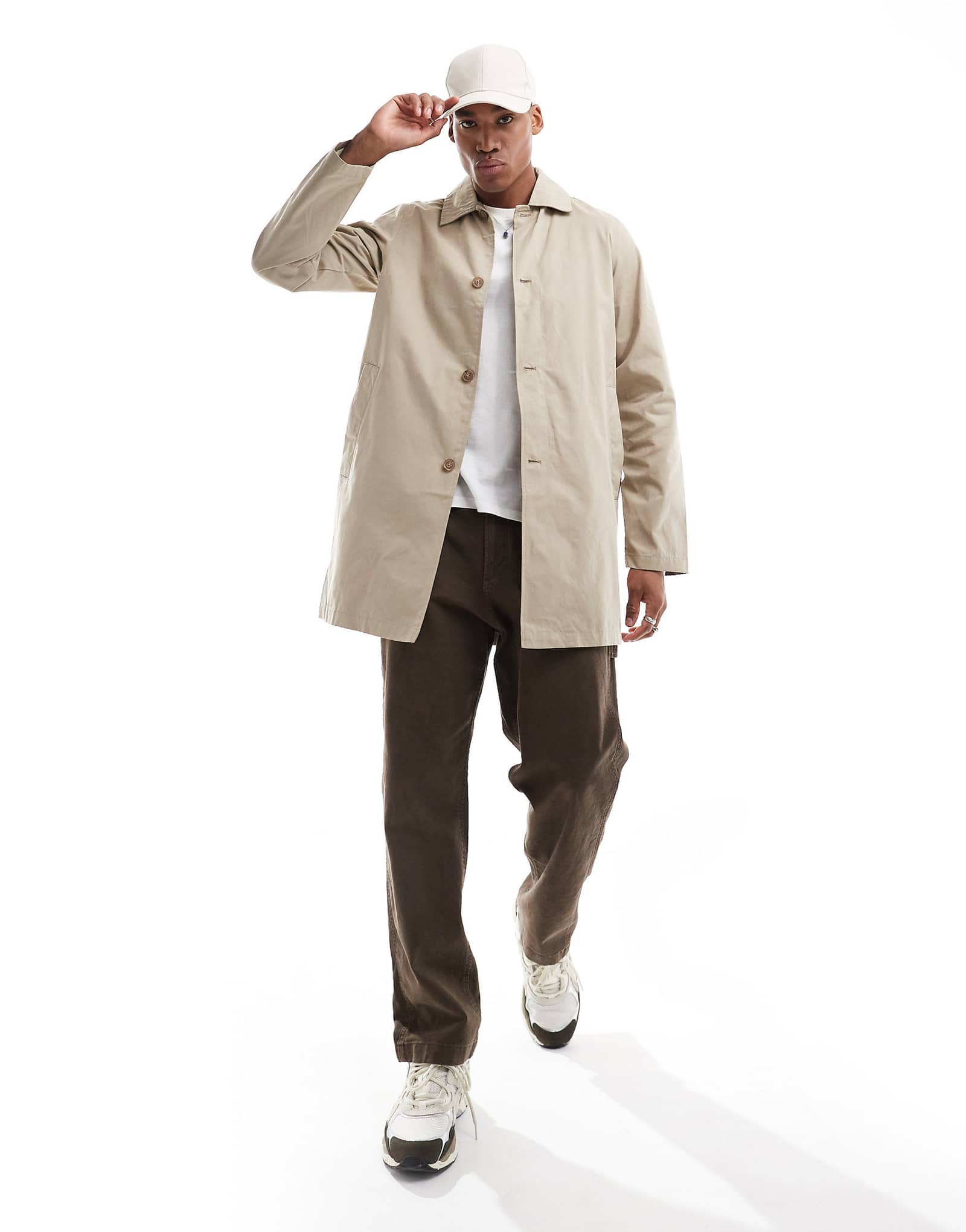 Тренч Scalpers skog темно-серого цвета 42090₽