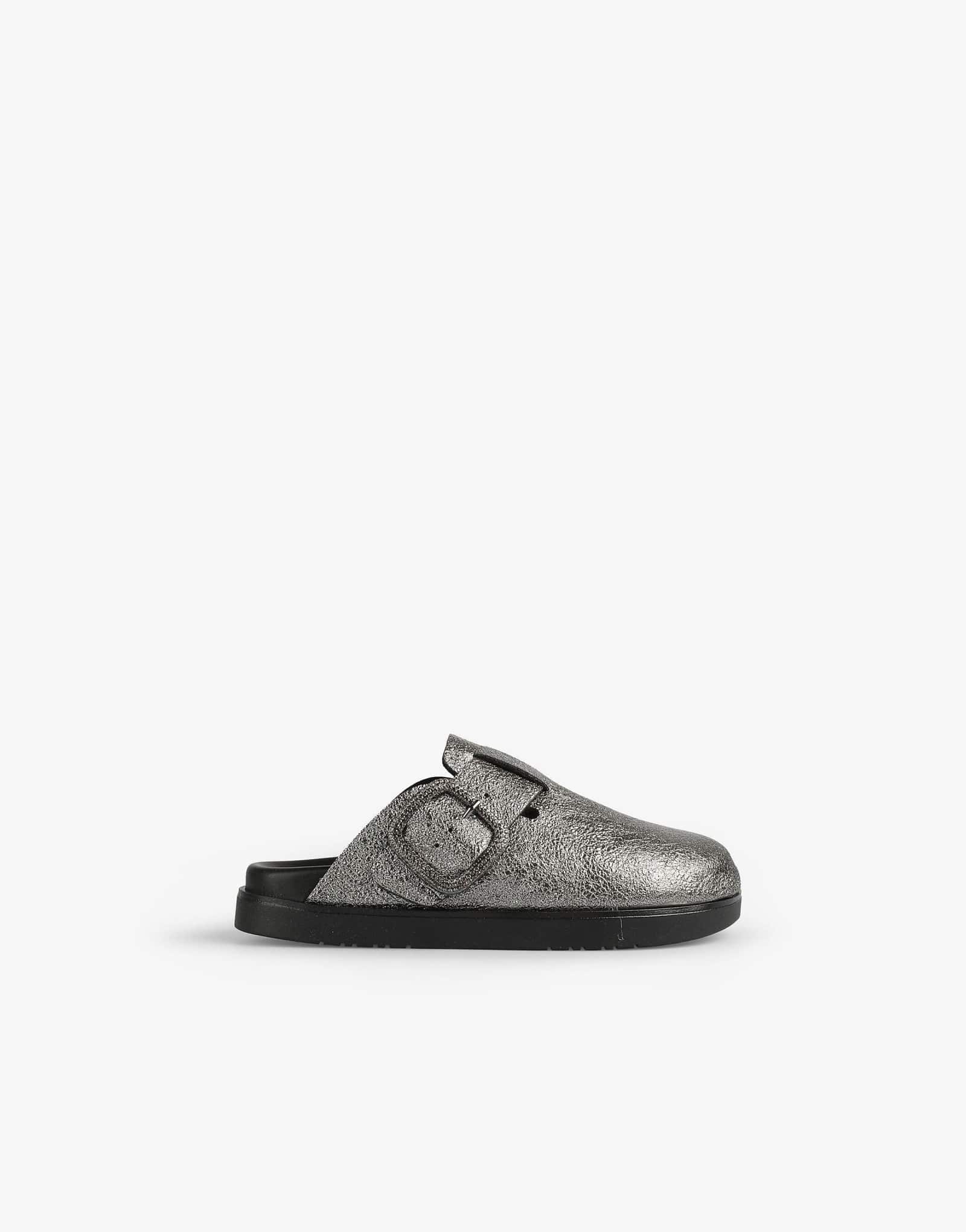 Металлические сандалии zueco для скальперов из серебристого металла 19490₽