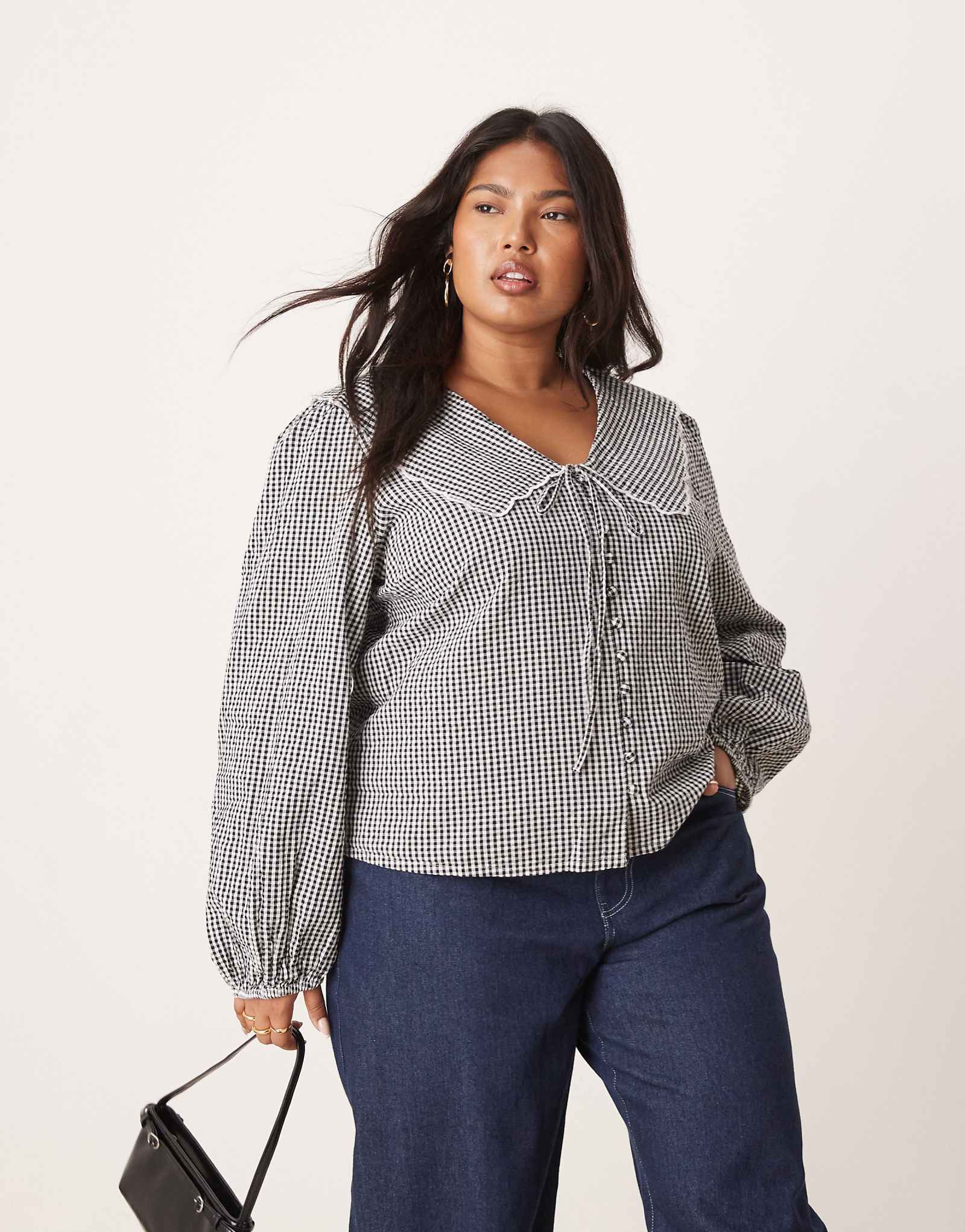 Блузка Nobodys Child Plus Birdie из однотонной ткани 20990₽