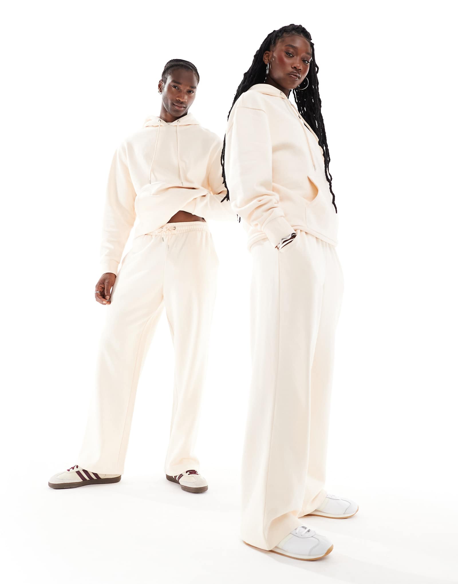 Спортивные брюки COLLUSION унисекс цвета экрю - часть комплекта 5690₽