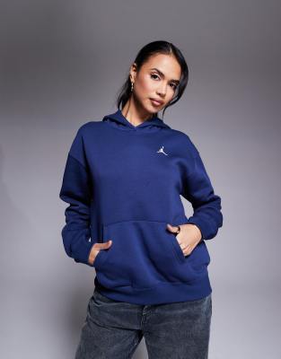 Nike воздуха Иордании Бруклин флисовая толстовка с капюшоном в темно -