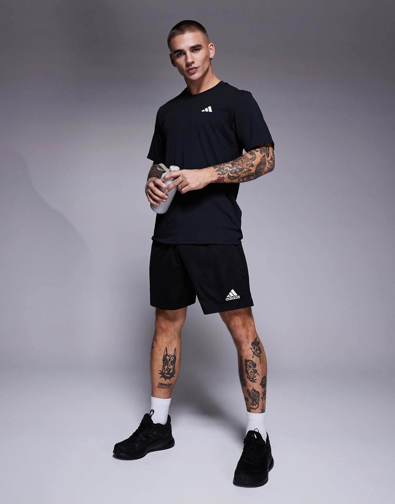 шорты adidas Performance Entrada 22 черного цвета 3390₽