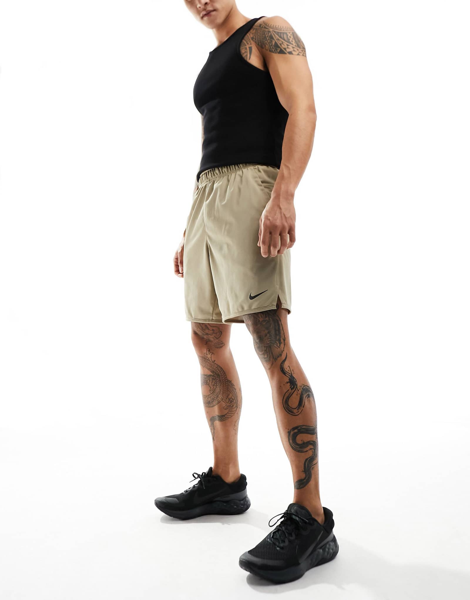 Трикотажные шорты Nike Training Totality Dri-FIT длиной 7 дюймов цвета хаки 6590₽