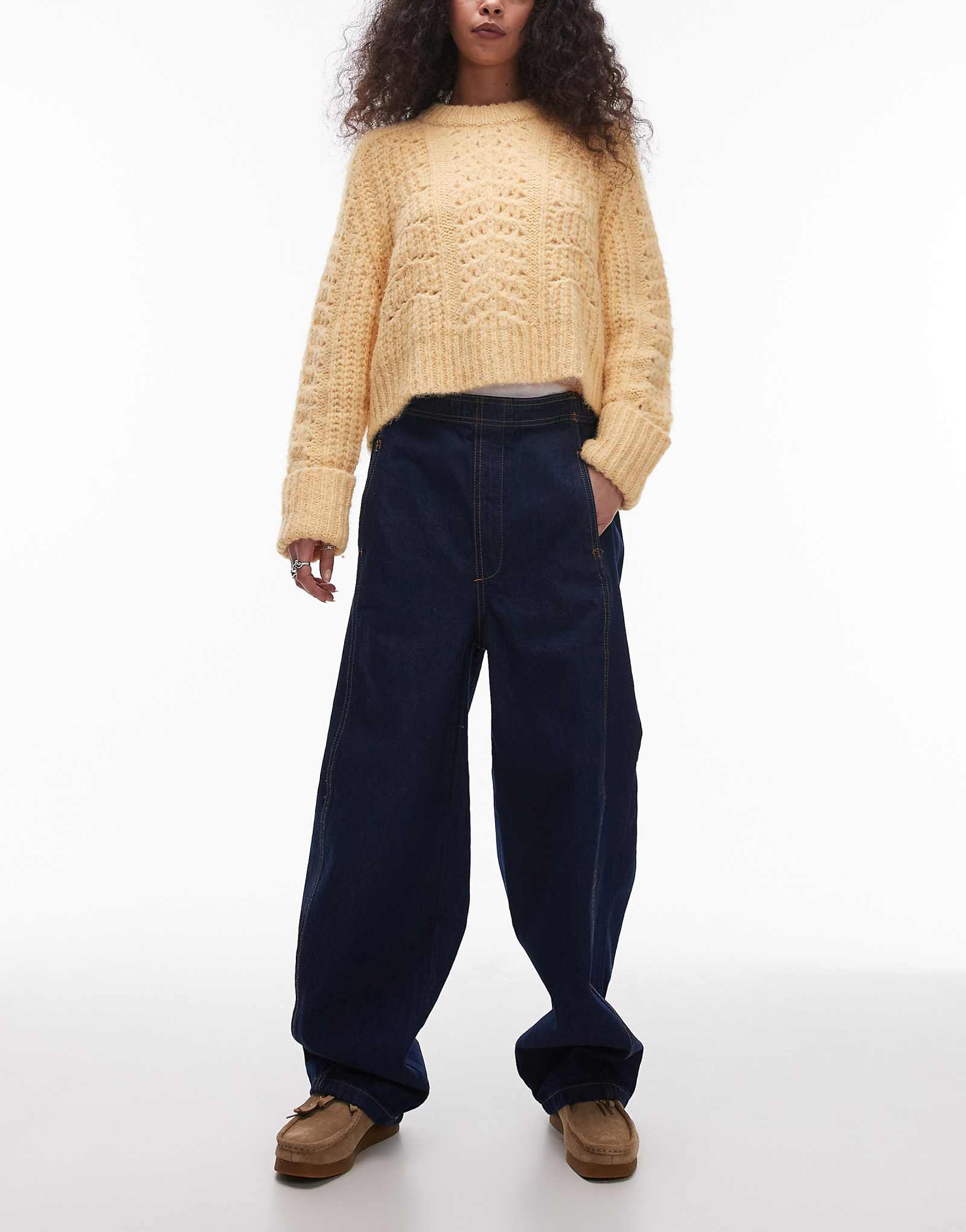 Джинсы цвета индиго от Topshop 4490₽