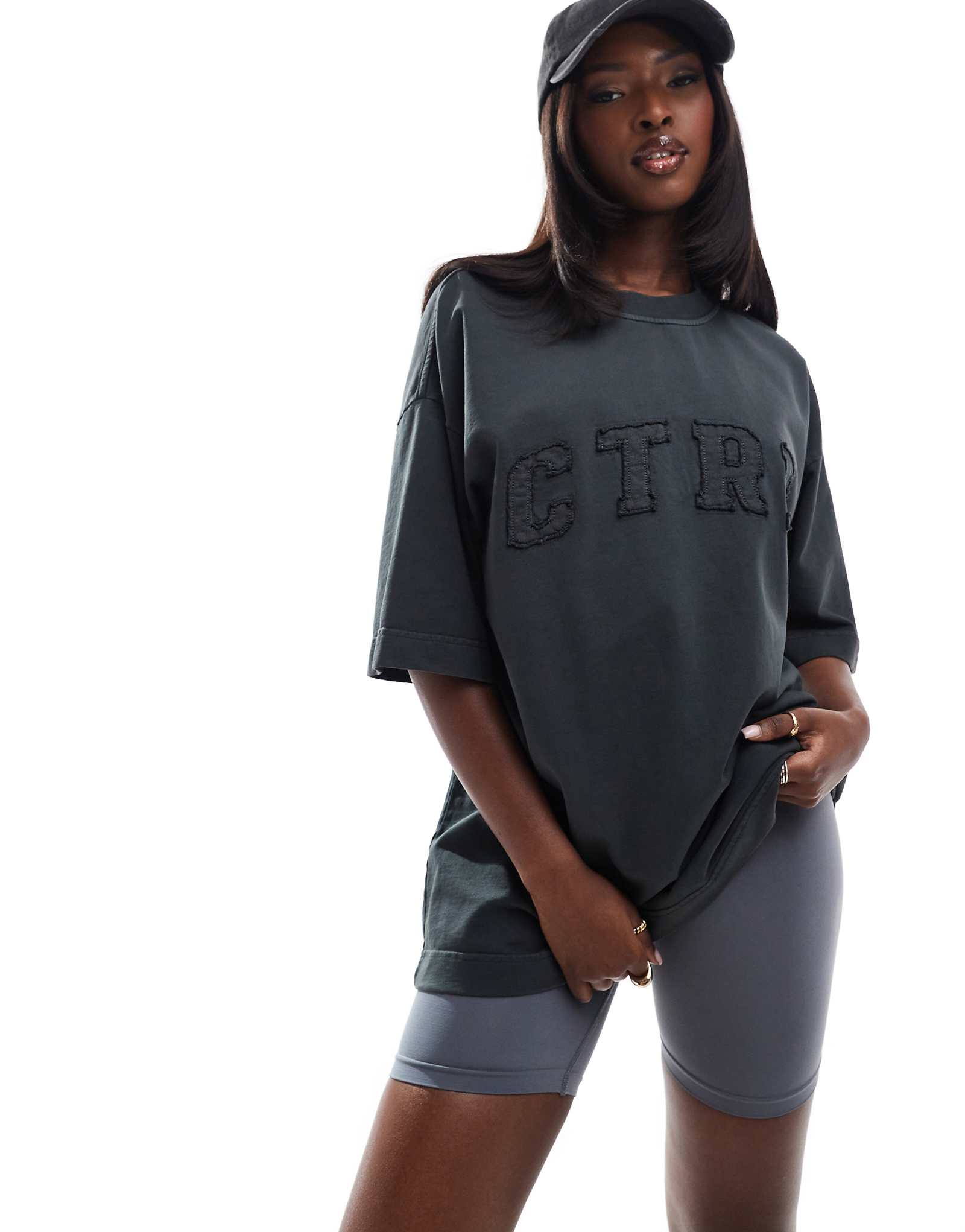 Белая футболка с объемным логотипом Couture Club 6590₽