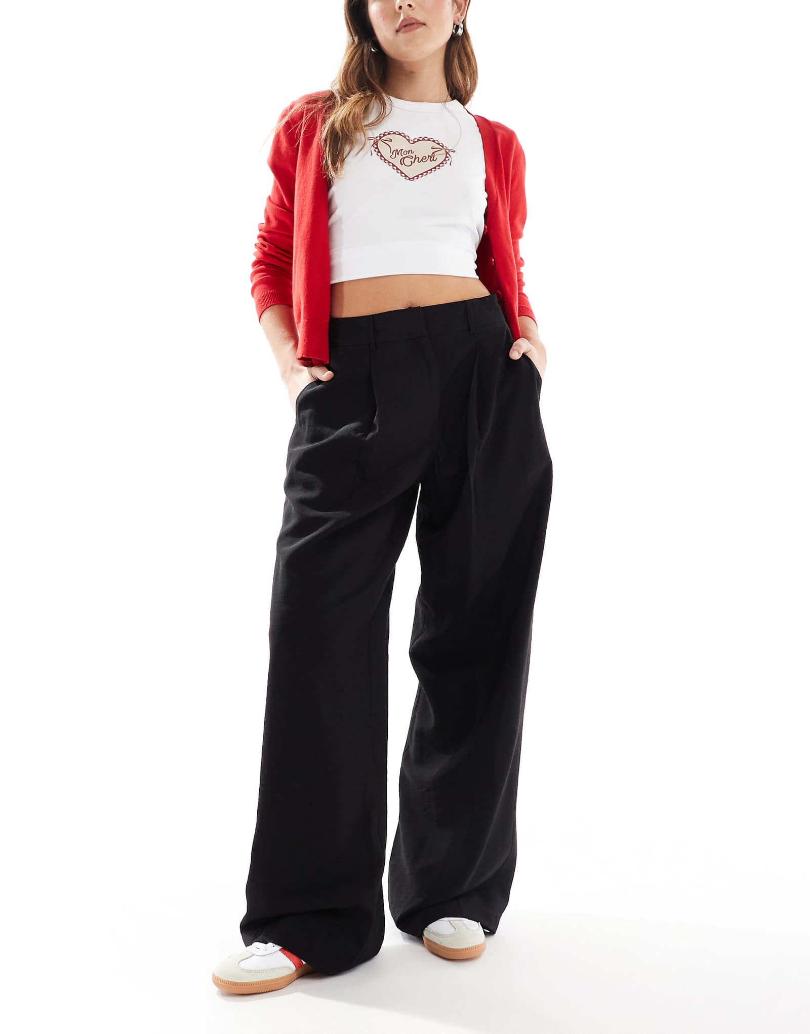 Черные драповые брюки для папы от Vero Moda Aware сшитые на заказ по индивидуальному заказу 16490₽