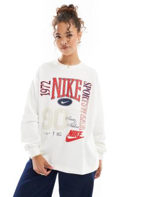Флисовая толстовка Nike Street кремового цвета