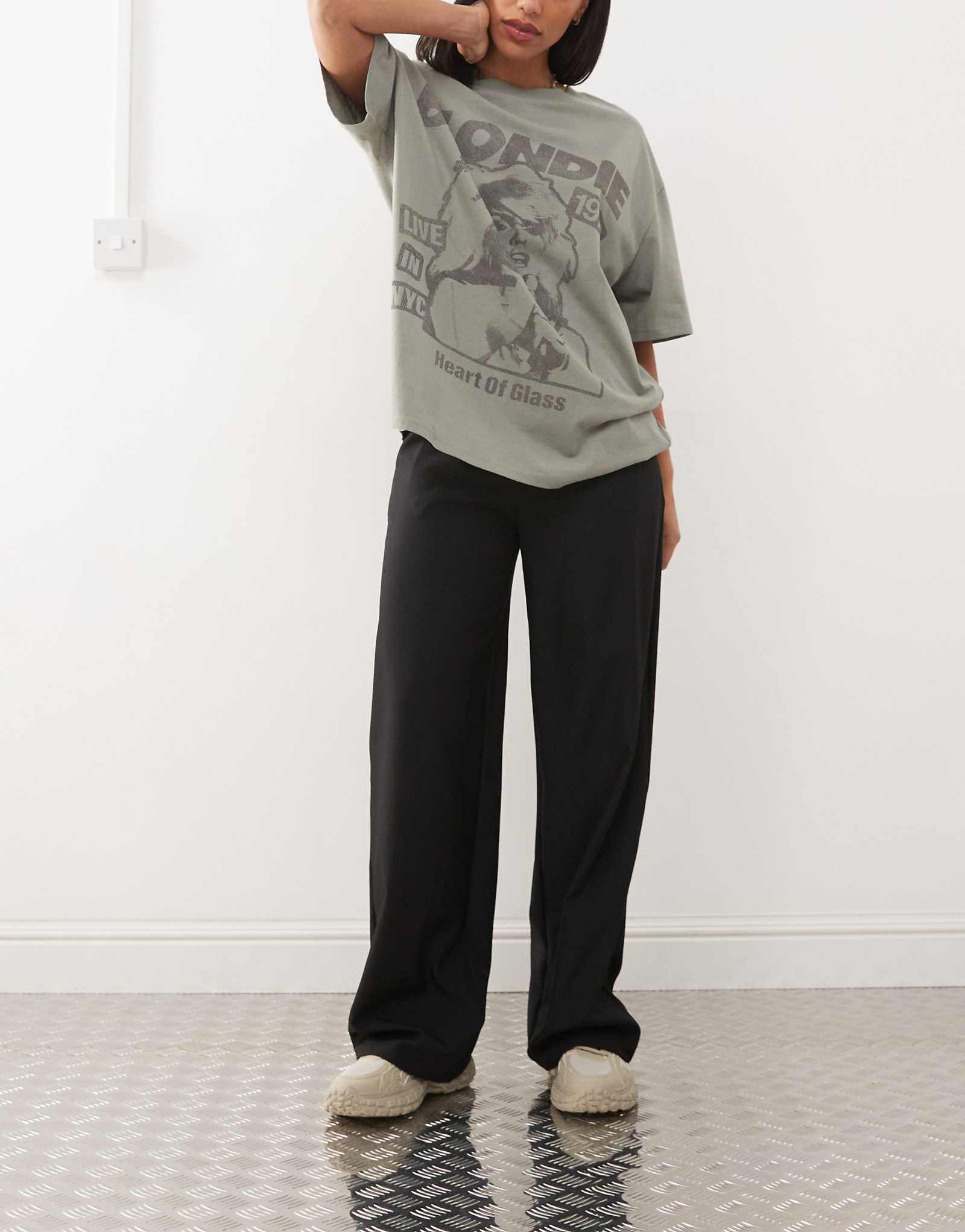 Сшитые на заказ широкие брюки Princess Polly черного цвета 6590₽