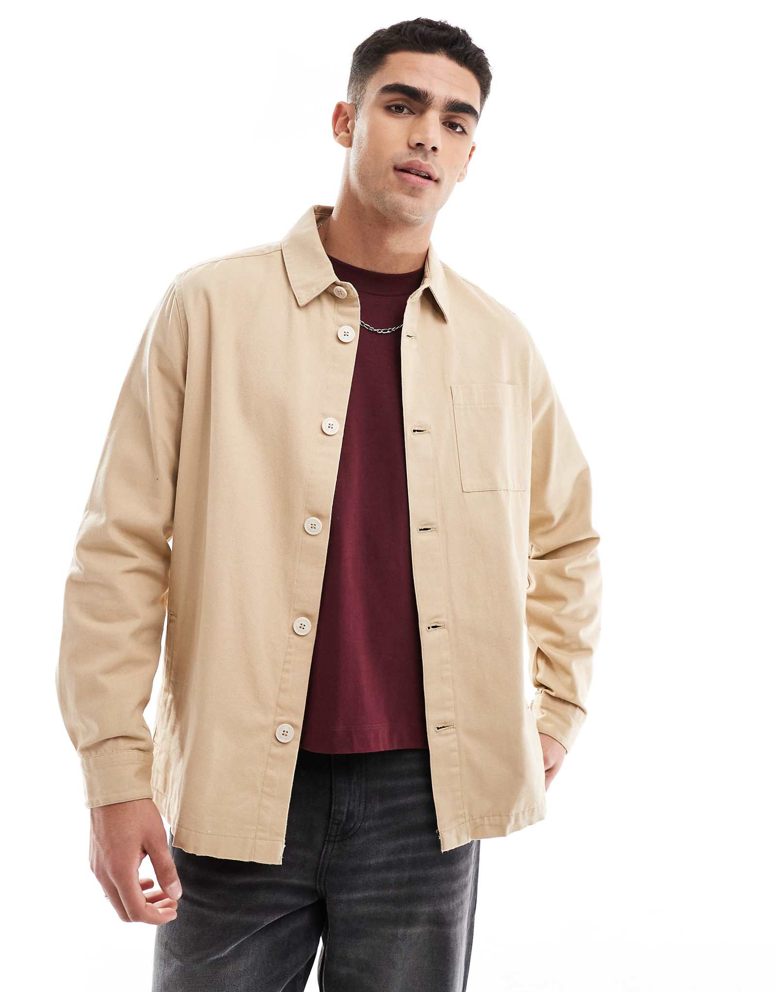 Верхняя рубашка Scalpers lambeth из верблюжьей шерсти 22390₽