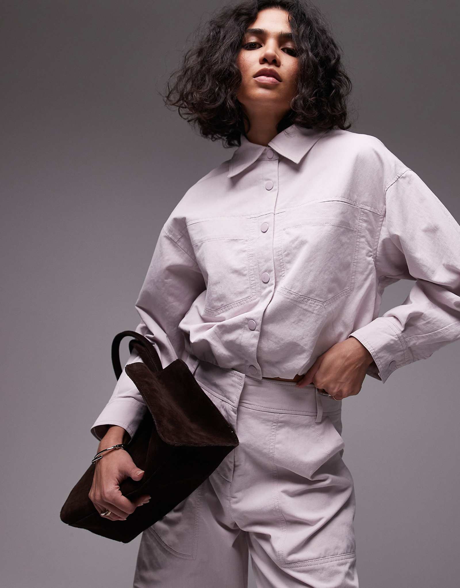 Легкий жакет Mango бледно-розового цвета - часть комплекта 15890₽