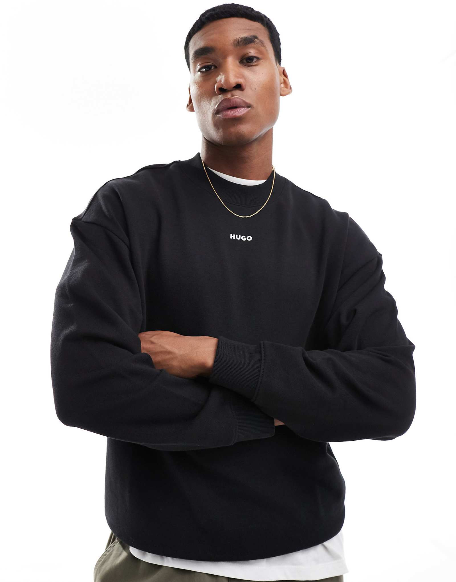 Черная толстовка HUGO Red dapocrew 29390₽