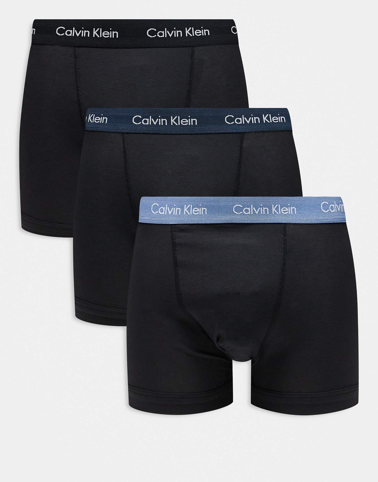 Calvin Klein 3-pack с синими поясами черного цвета - эксклюзивно для ASOS 7590₽