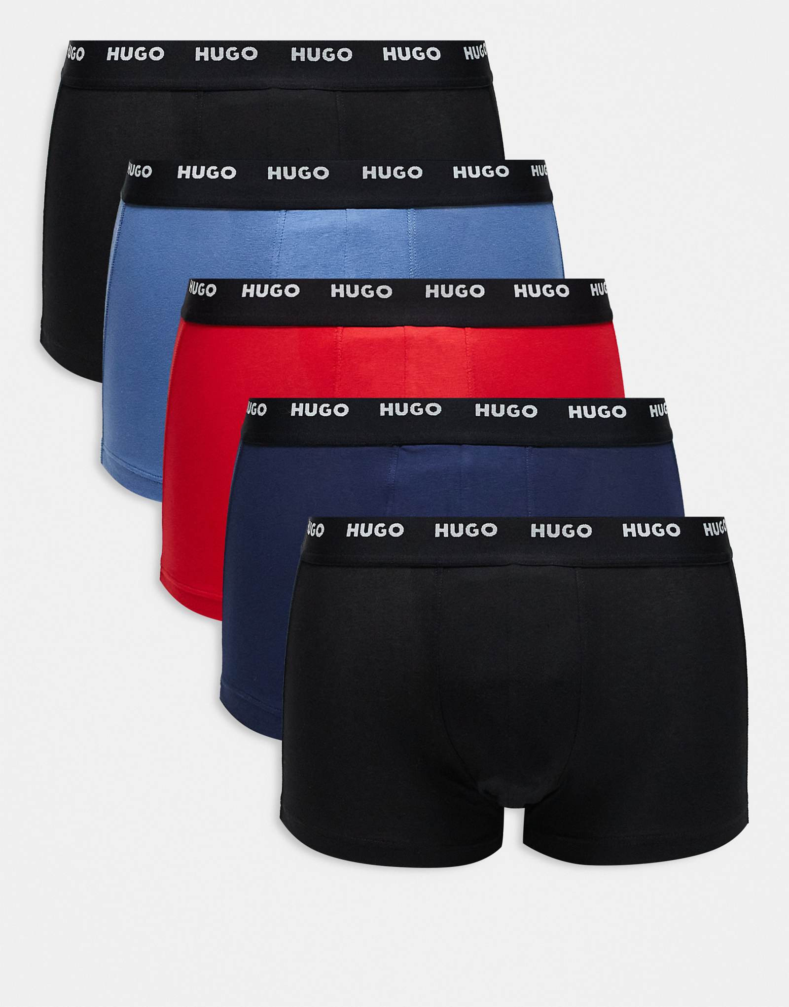 Плавки HUGO Bodywear из 5 комплектов черного синего и красного цветов 7790₽