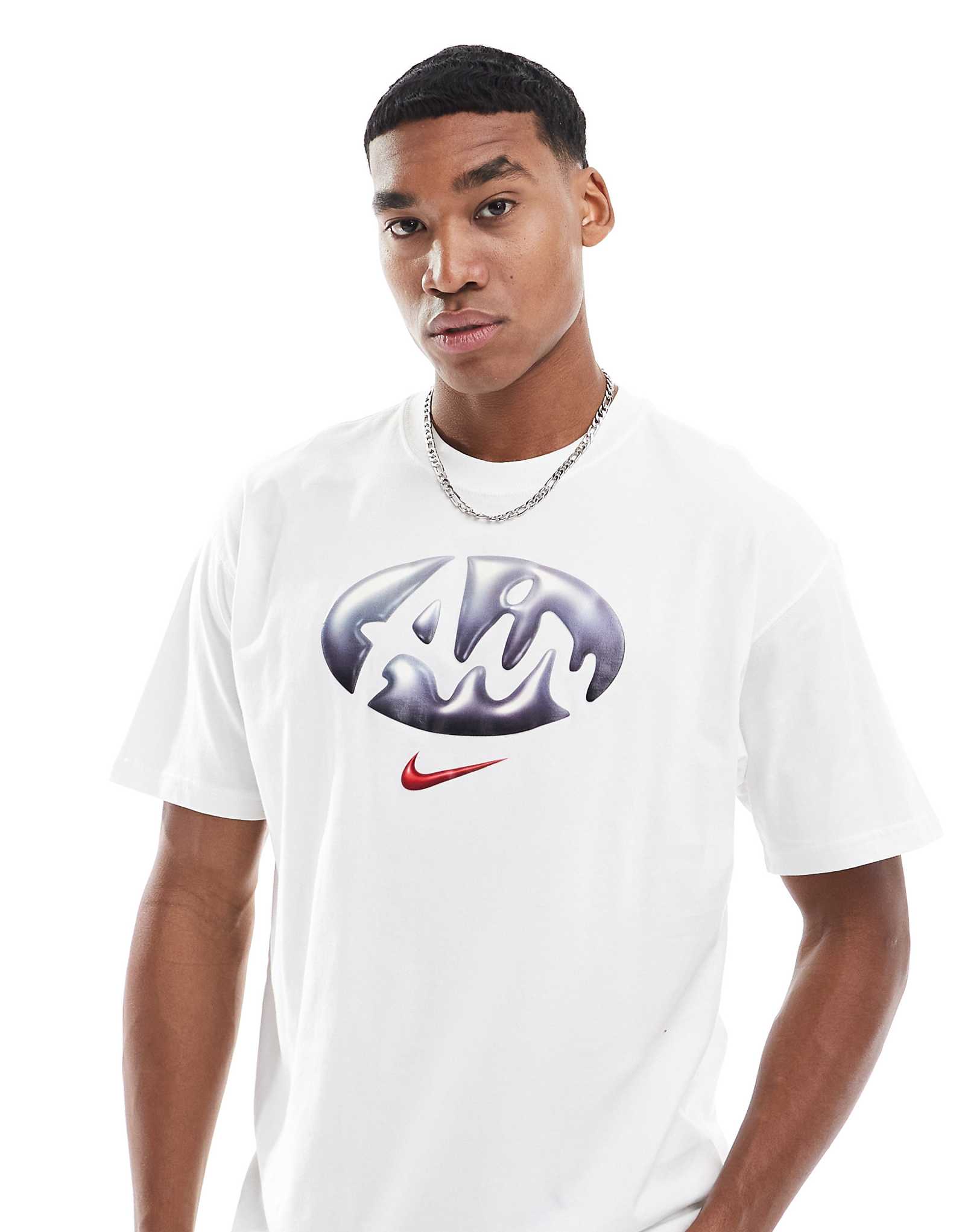 Футболка с логотипом Nike Air Max Day белого цвета 6390₽