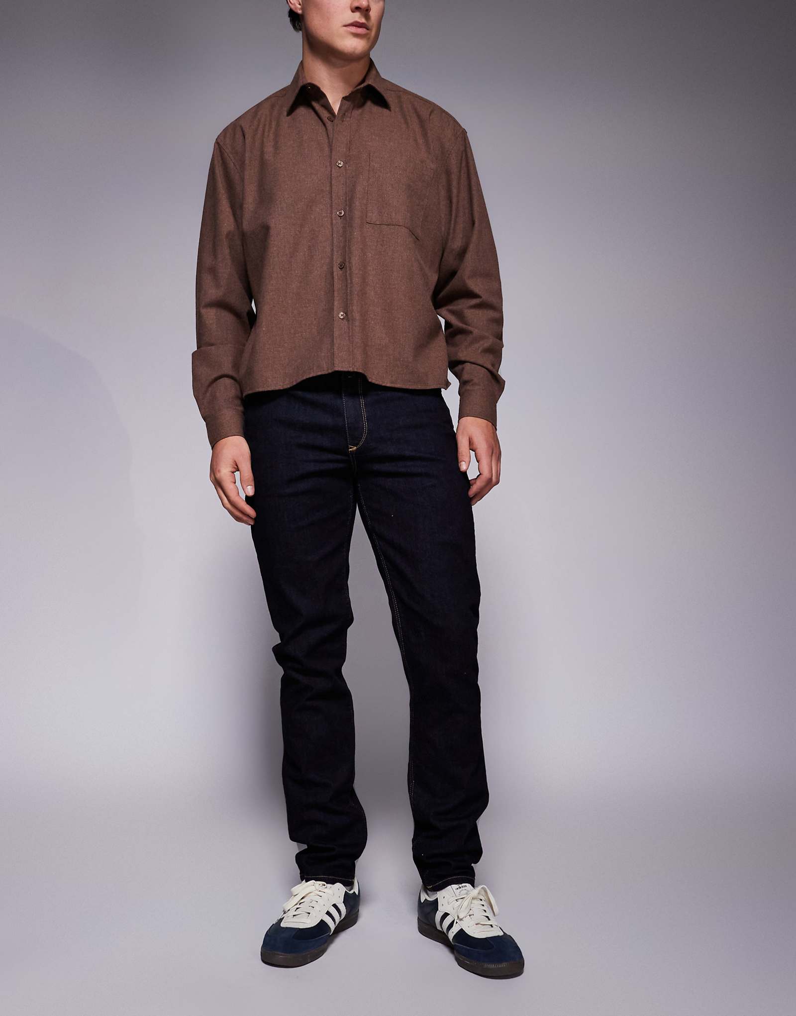 Джинсы-скинни River Island цвета индиго с эффектом стирки 6090₽